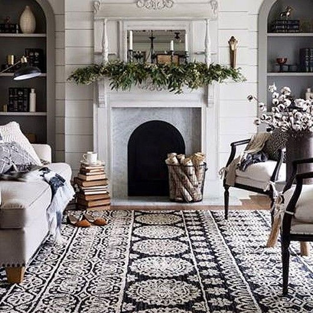 50 Stunning Winter Living Room Decor Ideas You Should Try - SWEETYHOMEE