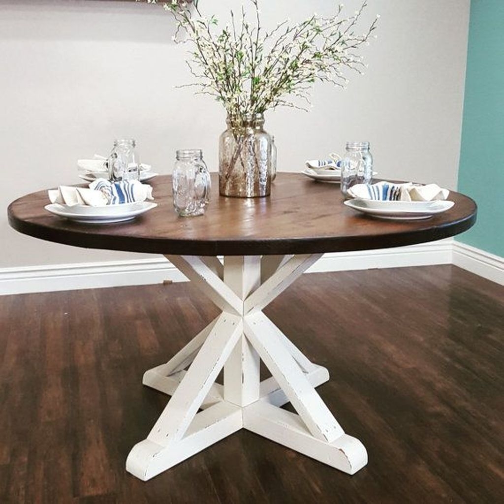 50 Choosing The Right Farmhouse Dining Room Table SWEETYHOMEE