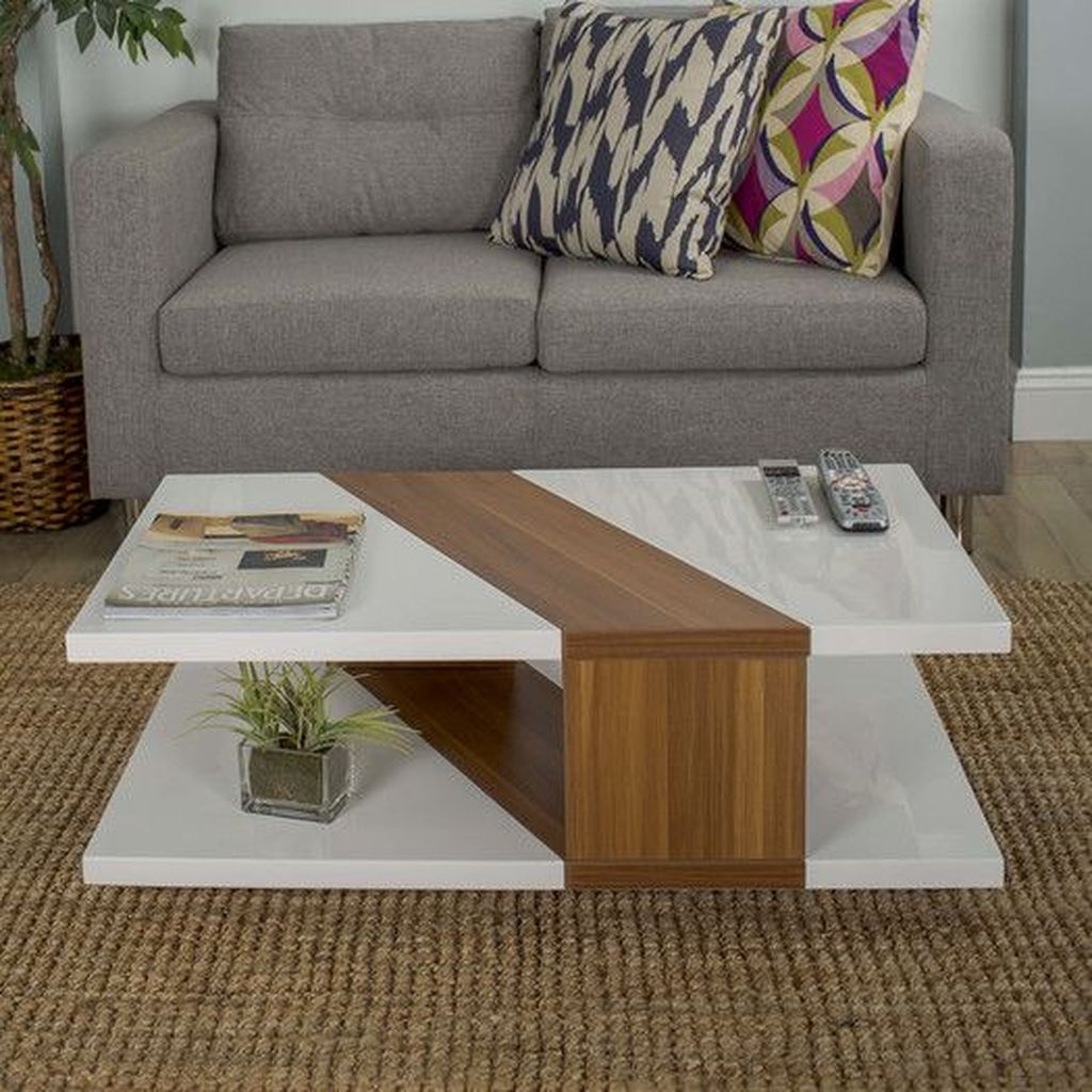 Popular Modern Coffee Table Ideas For Living Room 22 