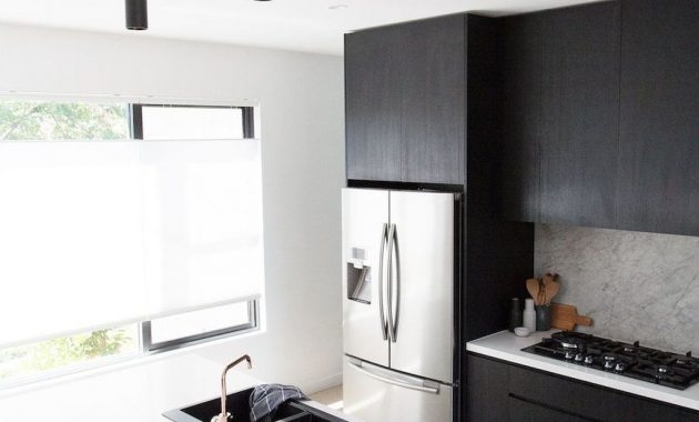 Black Kitchen Design Ideas With White Color Accent 04