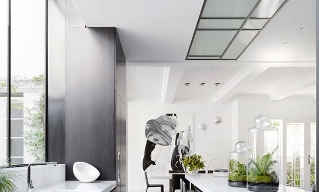 Black Kitchen Design Ideas With White Color Accent 20