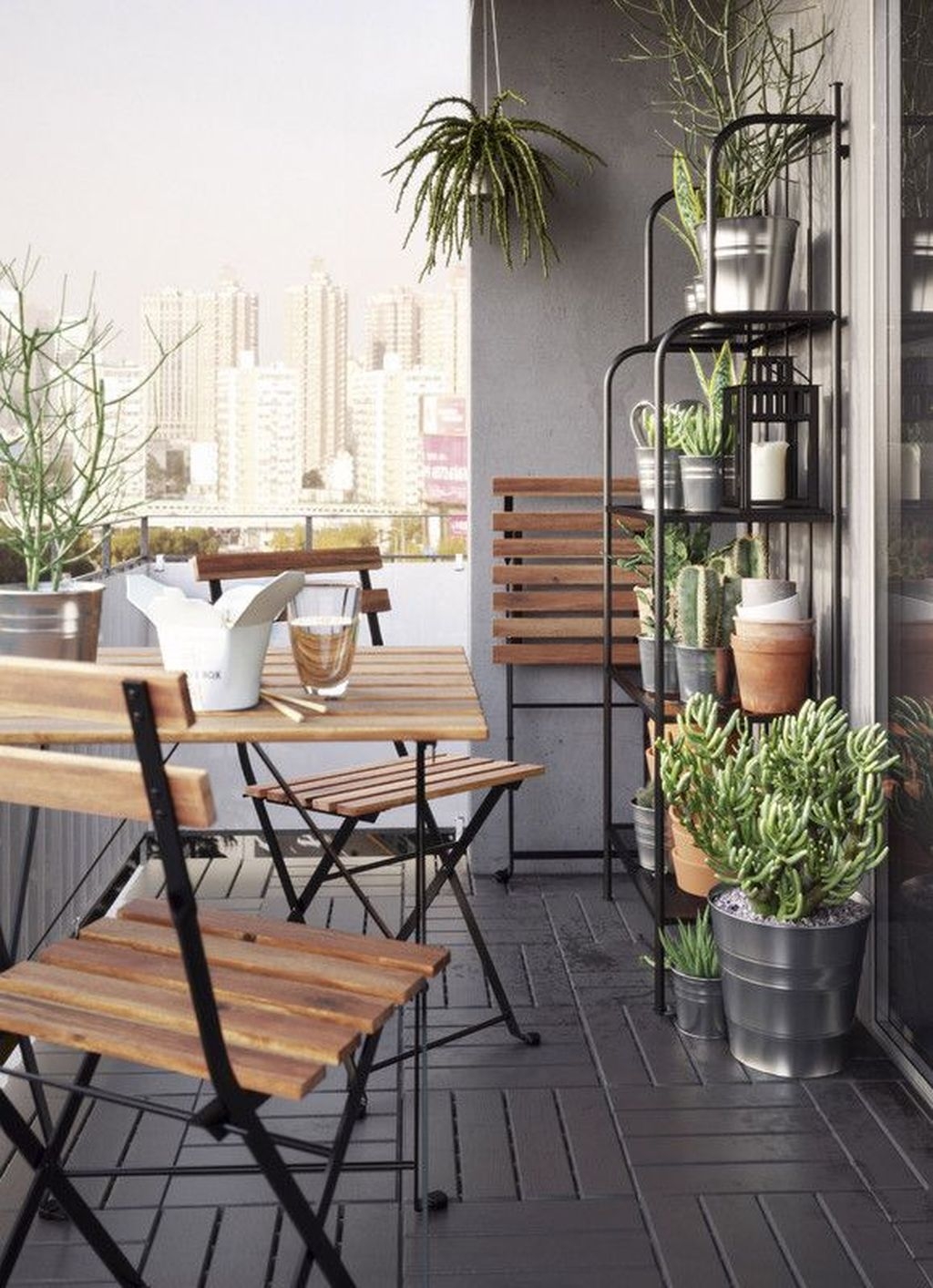 Popular Apartment Balcony Design For Small Spaces 39