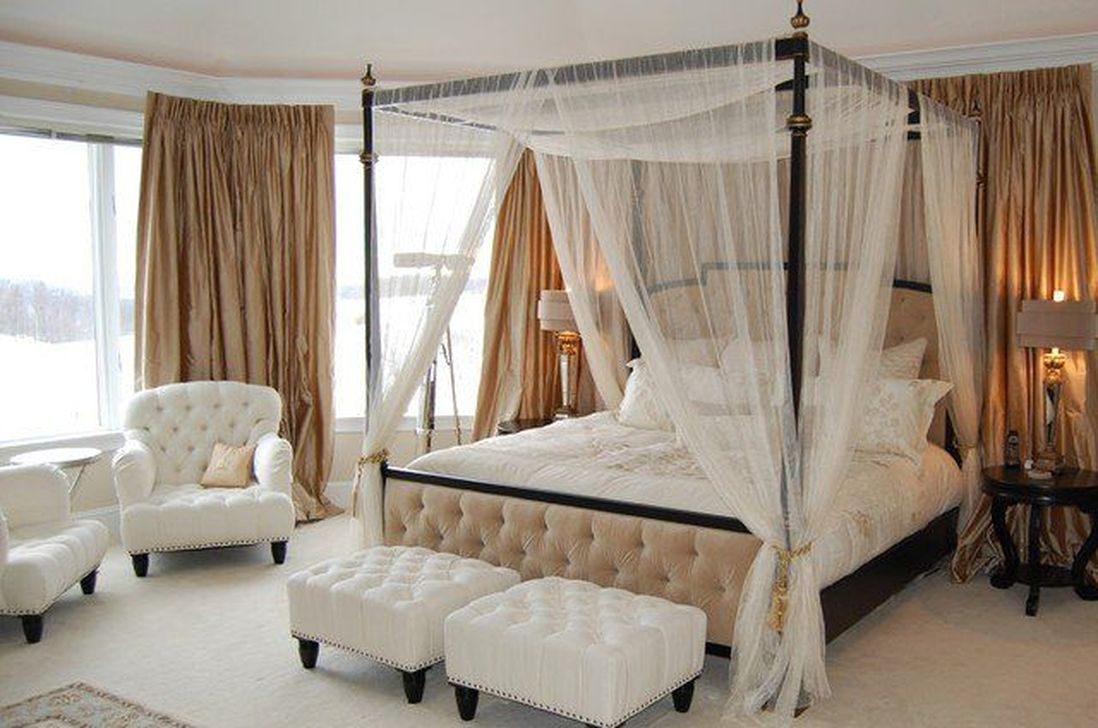 Romantic Bedroom With Canopy Beds 13 Sweetyhomee 