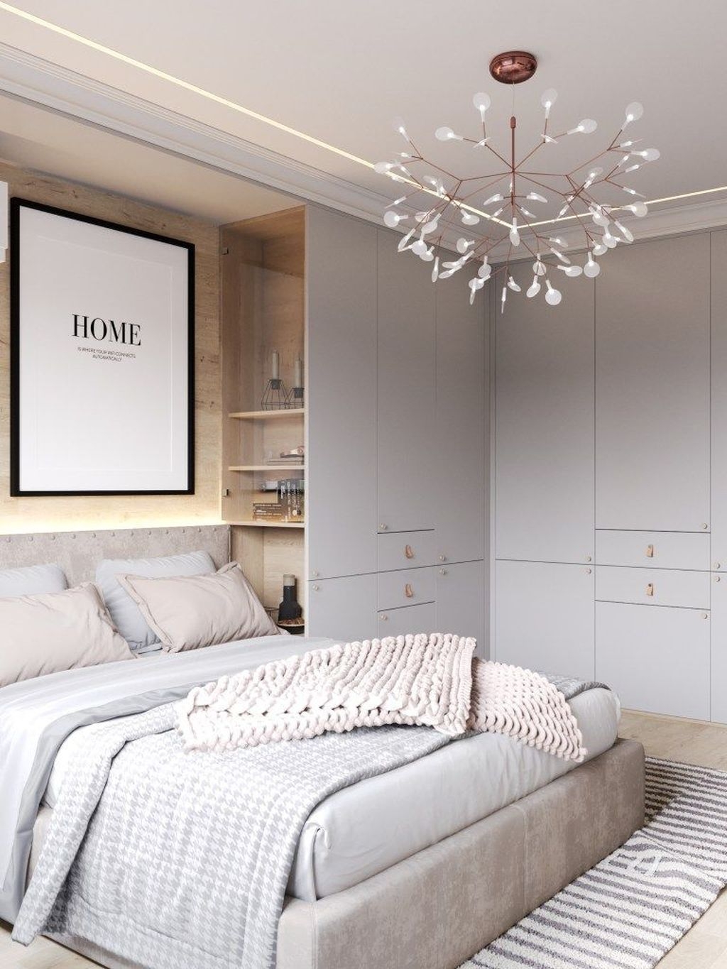 Minimalist Scandinavian Bedroom Decor Ideas 05 - SWEETYHOMEE