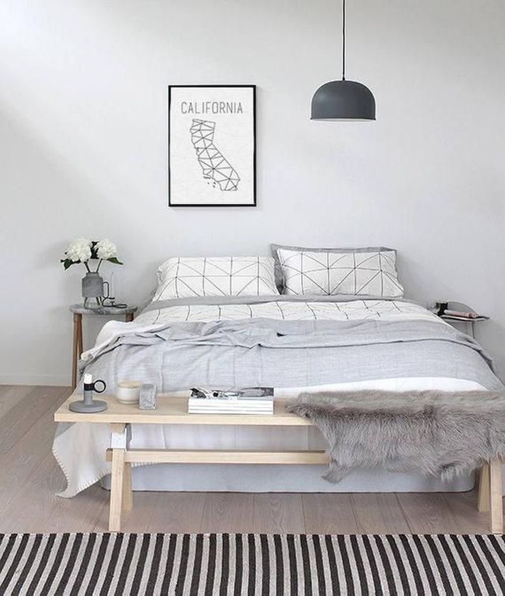 Minimalist Scandinavian Bedroom Decor Ideas 45