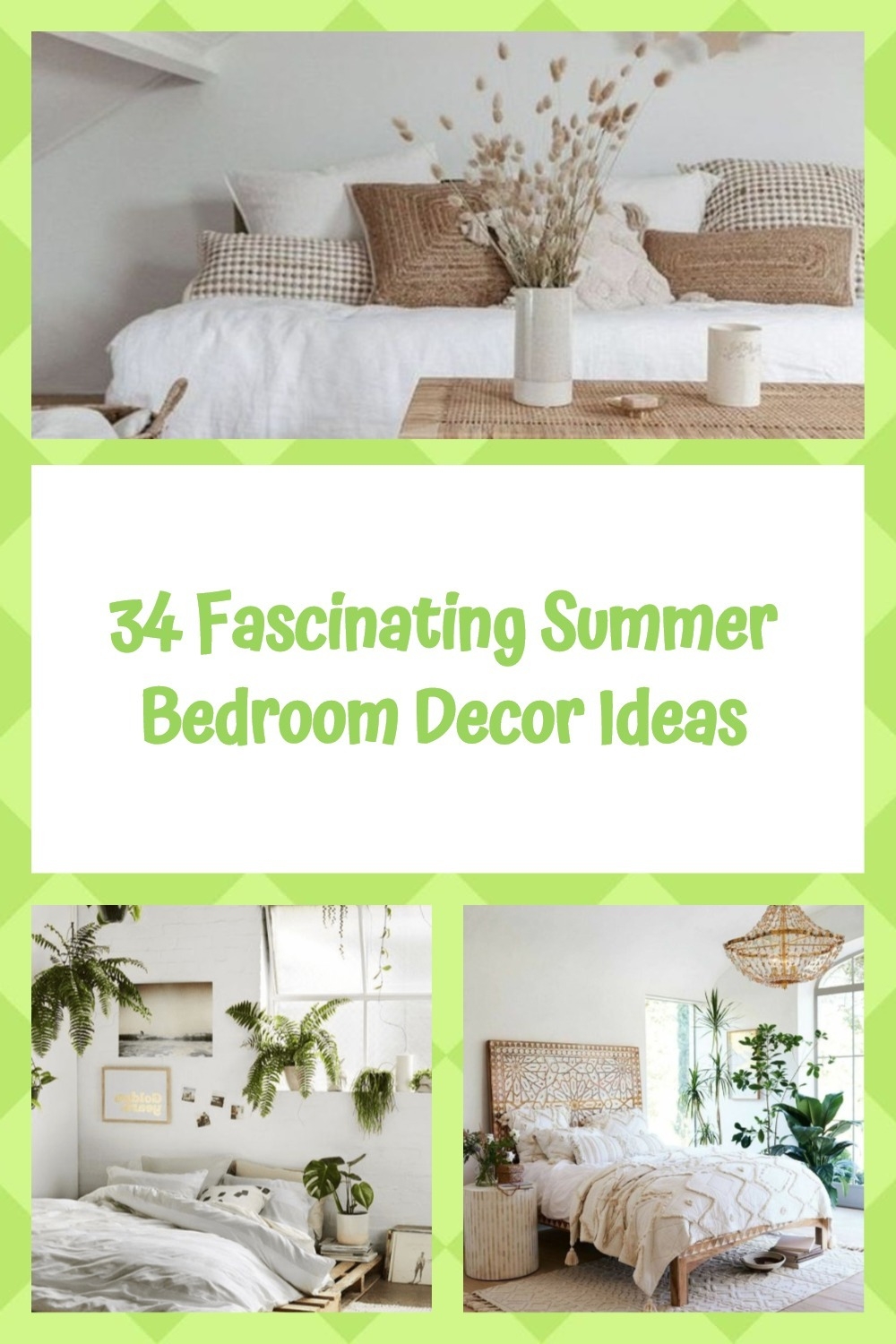 34 Fascinating Summer Bedroom Decor Ideas