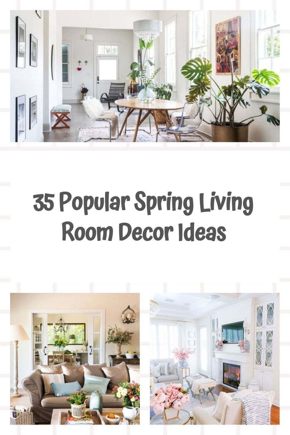 35 Popular Spring Living Room Decor Ideas