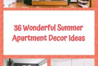 36 Wonderful Summer Apartment Decor Ideas