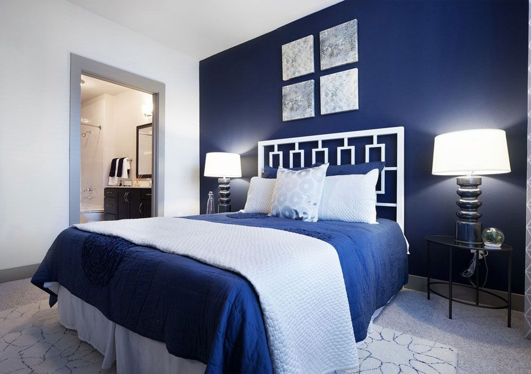 37 Inspiring Navy Blue Bedroom Decor Ideas You Should Copy Sweetyhomee