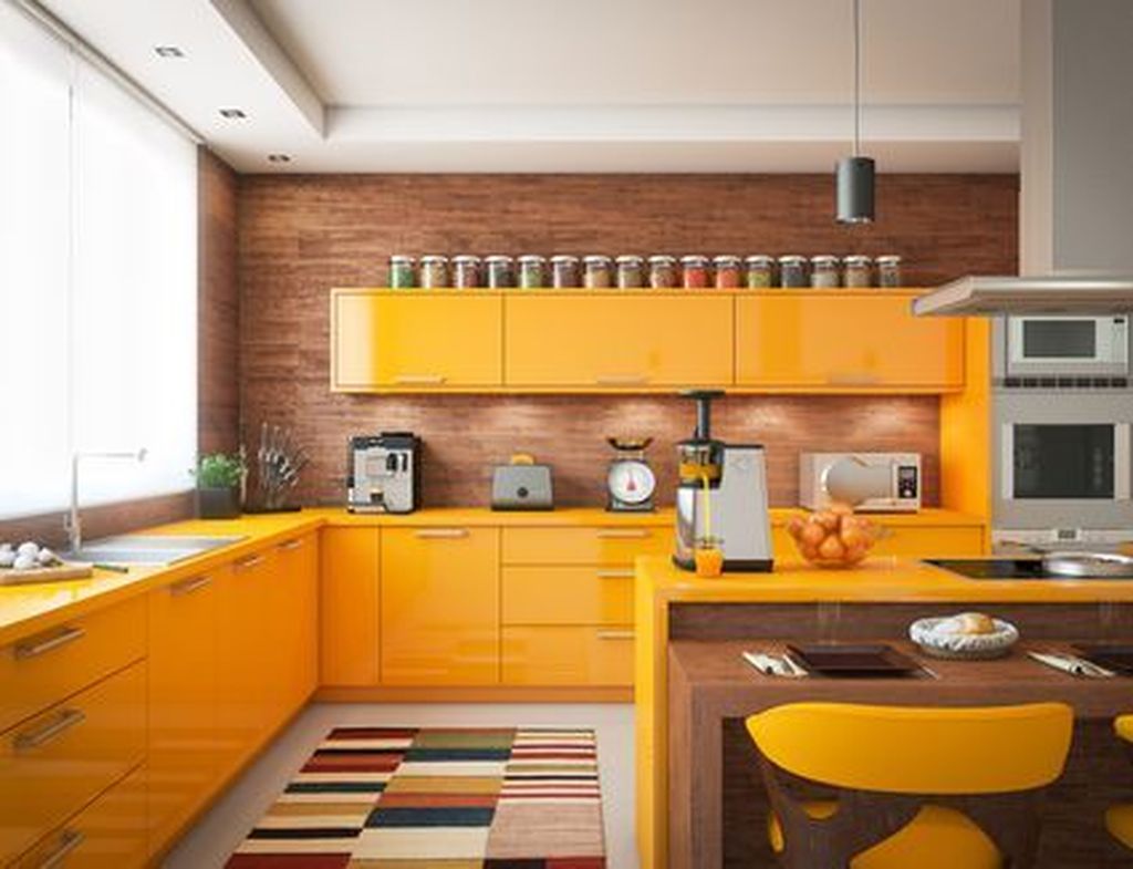 31 Nice Yellow Kitchen Decor Ideas For This Summer SWEETYHOMEE