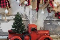 Red Truck Christmas Decor