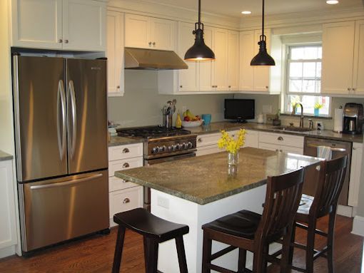 L Shaped Kitchen With Island