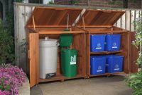 Outdoor Garbage Can Storage