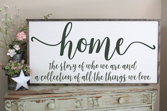 Home Decor Signs Sayings