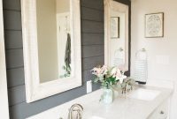 Shiplap Bathroom Wall