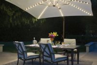 Outdoor Umbrella With Lights