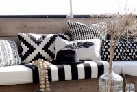 Black And White Outdoor Pillows