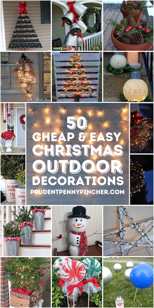Cheap Outdoor Christmas Decorations