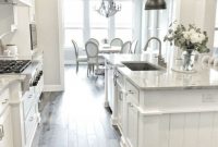 Gray And White Kitchen