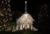 Outdoor Lighted Nativity Scene