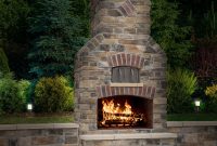 Outdoor Fireplace With Pizza Oven