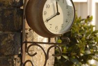 Outdoor Clock And Thermometer