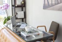 Desk In Living Room