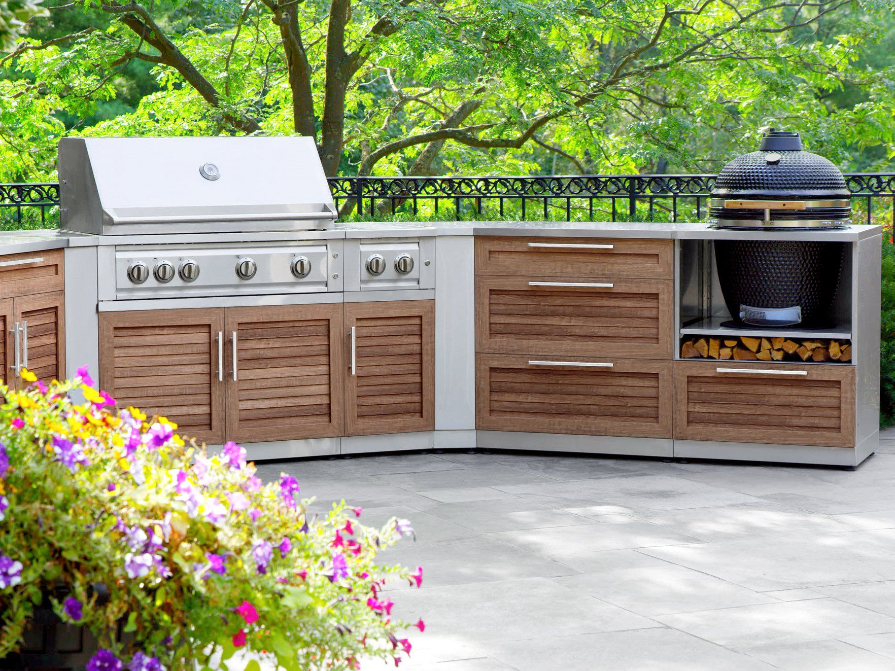 new age outdoor kitchen bar cabinet