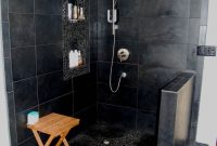 Black Tile Bathroom