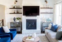 Living Room With Fireplace