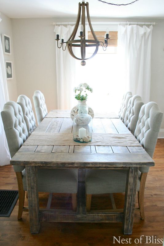 Farmhouse Dining Room Table