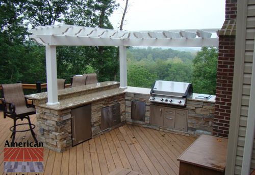 Outdoor Kitchen On Deck