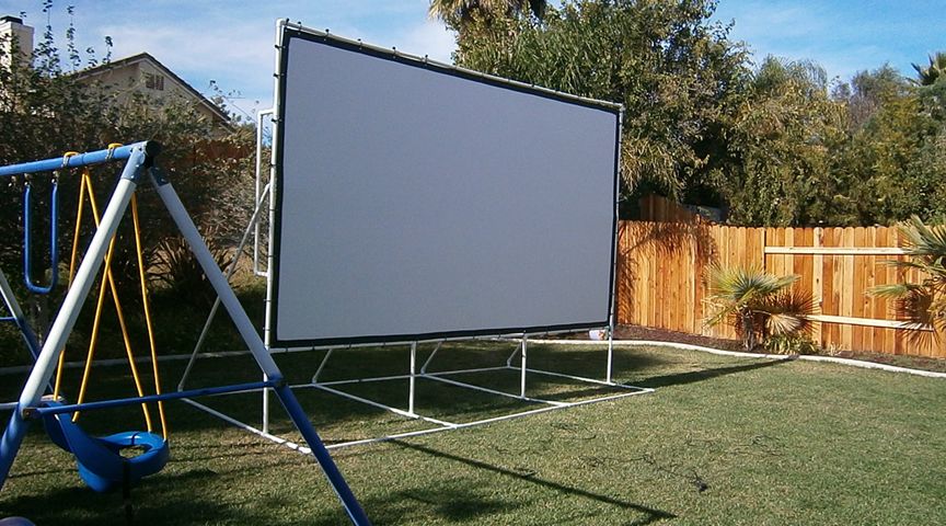 Outdoor Projector And Screen