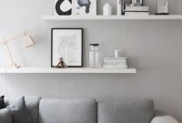 Floating Shelves Living Room