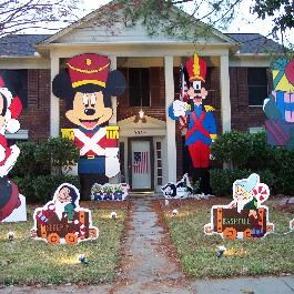 Disney Outdoor Christmas Decorations