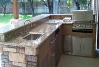 L Shaped Outdoor Kitchen