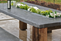 Concrete Outdoor Dining Table