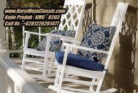 White Outdoor Rocking Chair