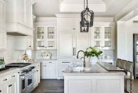 Farmhouse White Kitchen Cabinets