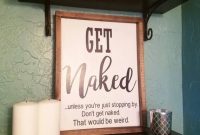 Bathroom Decor Signs