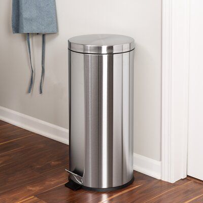 Stainless Steel Kitchen Trash Can