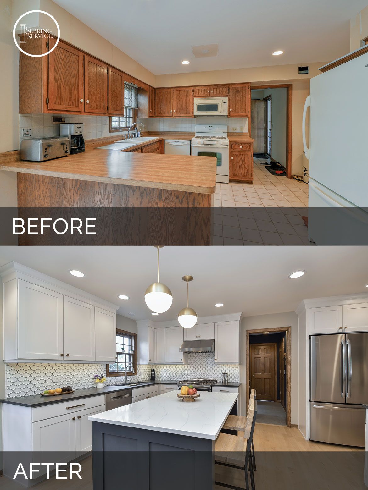 Kitchen Remodel Before And After