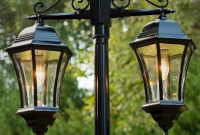 Outdoor Solar Post Lights