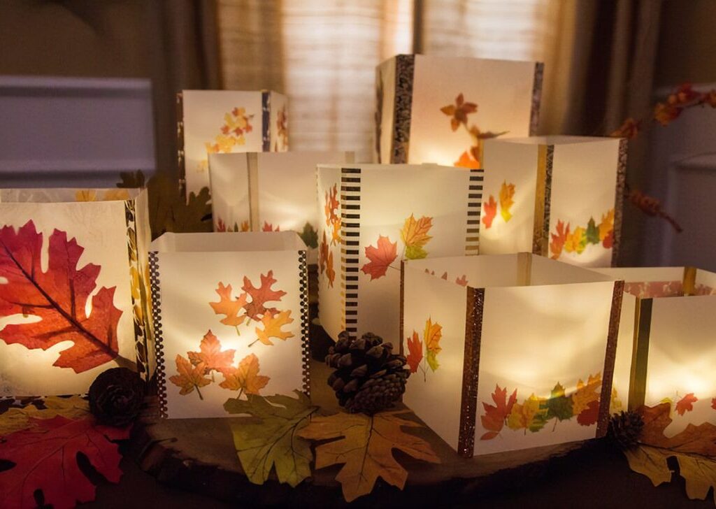 Autumn Lanterns Illuminating the Beauty of the Season